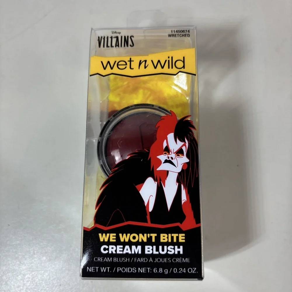 Wet N Wild Disney Villains We Won't Bite Cream Blush Villainous Queen Lot of 7